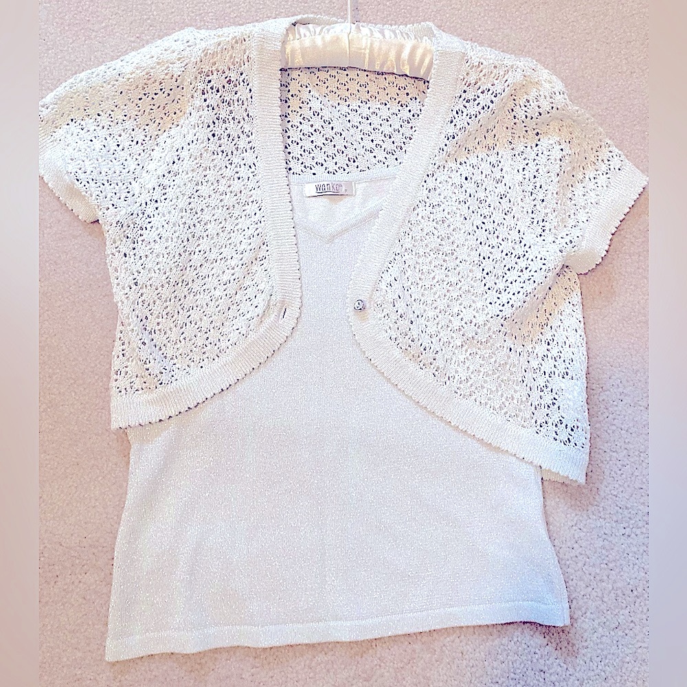 Wanko Metalic Silver Cami Set